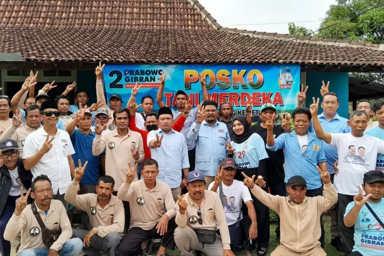 Tani Merdeka Bentuk 235 Posko Pemenangan Prabowo-Gibran di Boyolali
