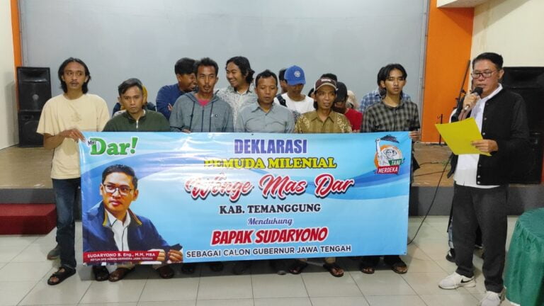 Tani Merdeka Temanggung Dukung Sudaryono Jadi Calon Gubernur Jateng 2024