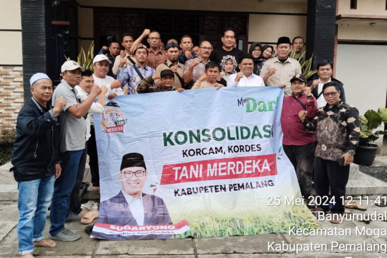 Konsolidasi Pemenangan di Pemalang, Don Muzakir: Petani Kompak Siap Menangkan Sudaryono Cagub Jateng 2024