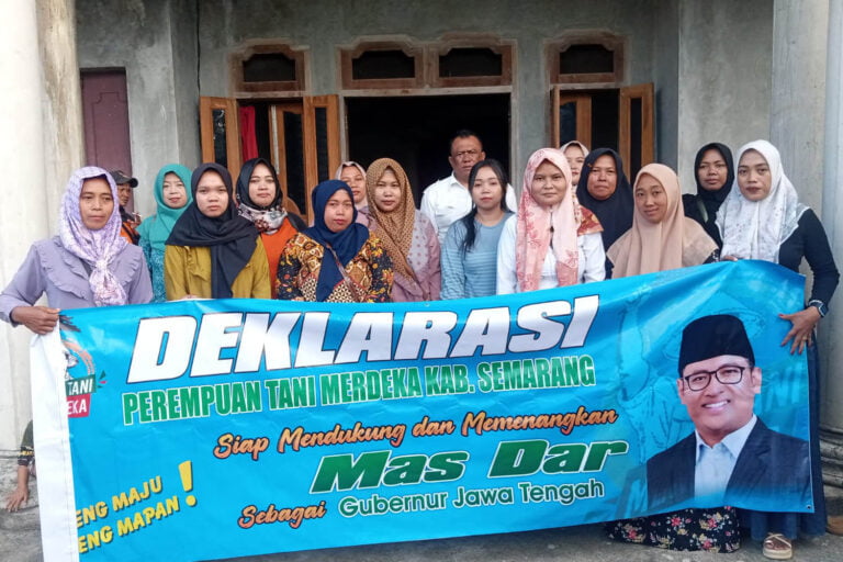 Perempuan Tani Merdeka dan Kordes Perempuan Deklarasikan Dukung Sudaryono Sebagai Cagub Jetang 2024