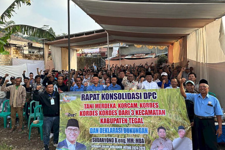 Siap Menang Sudaryono di Pilgub Jateng 2024, Don Muzakir: Tani Merdeka Bangun Posko Pemenangan