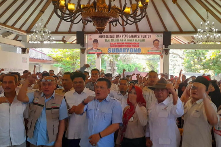 Konsolidasi di Solo, Tani Merdeka Solid Dukung Sudaryono Cagub Jateng 2024
