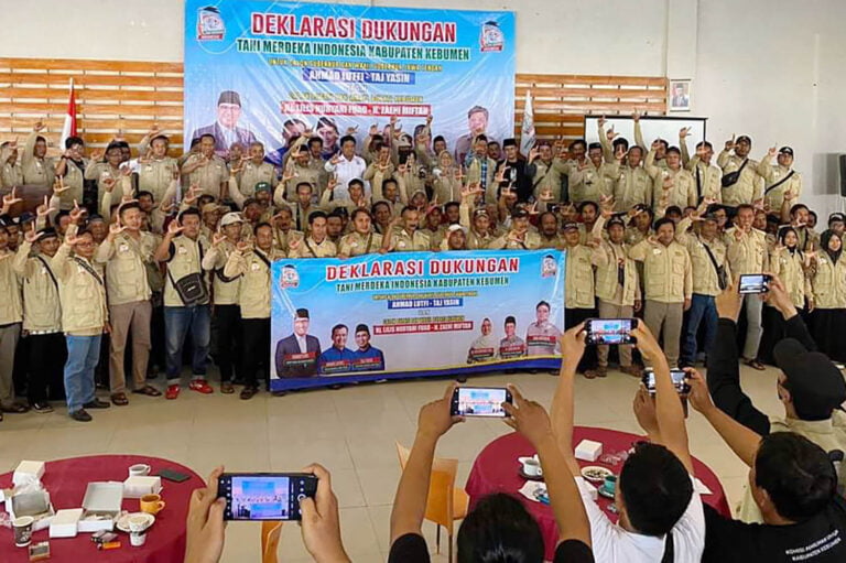 Ratusan Tani Merdeka Kebumen Dukung Ahmad Luthfi dan Taj Yasin