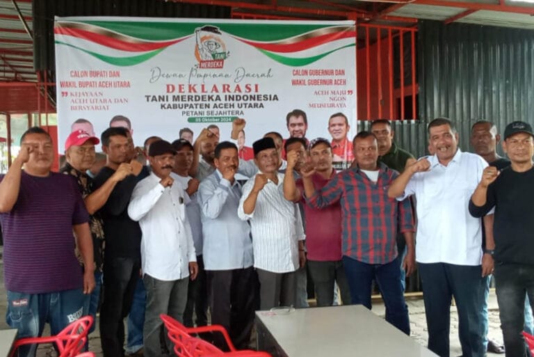 Tani Merdeka Deklarasi Dukung Mualem-Dek Fadh dan Ayah Wa-Tarmizi Panyang di Pilkada 2024