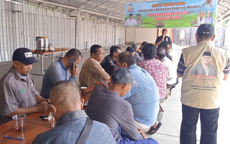 Tani Merdeka Kendal Dorong Sinergi dengan Bulog dan Petani Lewat Rapat Koordinasi