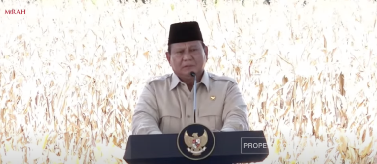 Presiden Prabowo Tegaskan Swasembada Pangan Adalah Kunci Kemerdekaan Bangsa