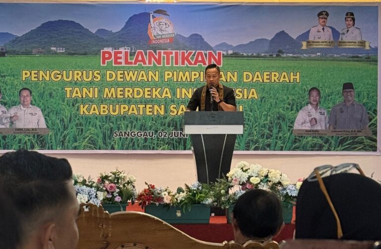 Daud Yordan: Tani Merdeka Jadi Mitra Pemerintah Wujudkan Ketahanan Pangan di Sanggau