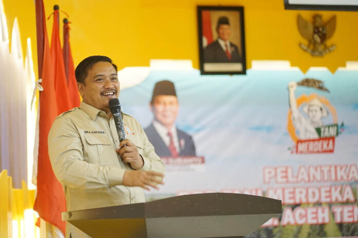 Eka Saputra Ketua DPD Tani Merdeka Aceh Tengah.