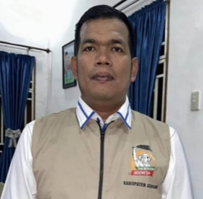 Anda Rambe Ketua DPD Tani Merdeka Indonesia Kabupaten Asahan.