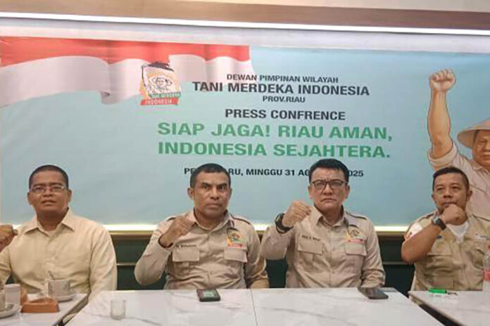 TANI Riau Oksi Saputra Malay Ketua DPW Tani Merdeka Indonesia Provnsi Riau