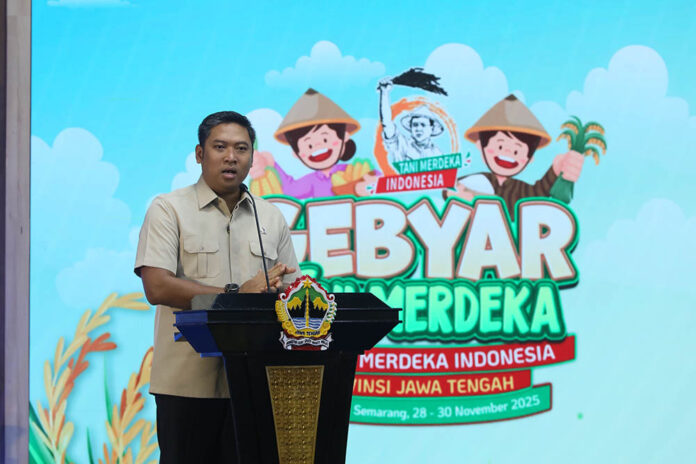 SGT_1801 Sudaryono Wakil Menteri Pertanian sekaligus Ketua Umum Tani Merdeka.