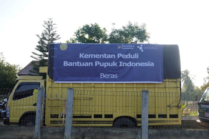 Ilustrasi. Kementerian Pertanian menyalurkan bantuan Pupuk Indonesia.