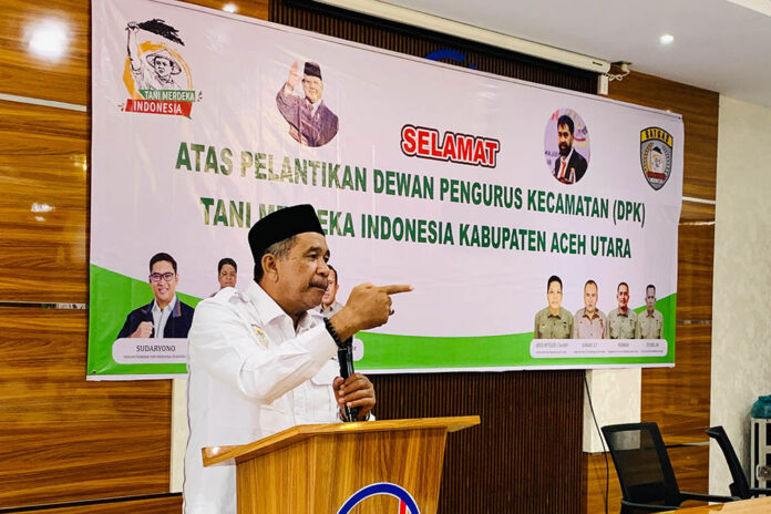 Cut Muhammad Cut Muhammad Ketua DPW Tani Merdeka Indonesia Provinsi Aceh.