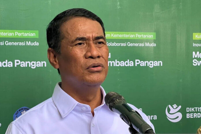 Andi Amran Sulaiman Menteri Pertanian (Mentan) Andi Amran Sulaiman