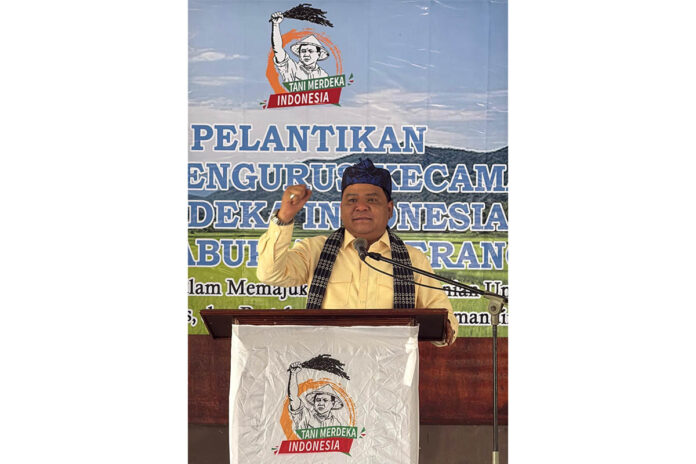 Don Muzakir Ketua Umum DPN Tani Merdeka Indonesia